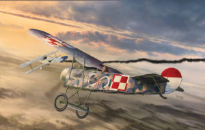 Fokker E.V w barwach polskich